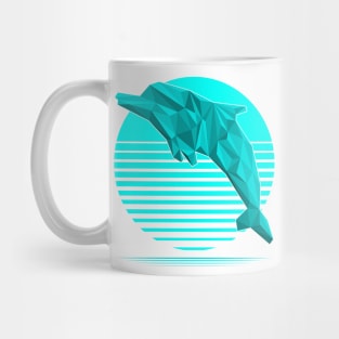 Low-poly Dolphin Mug